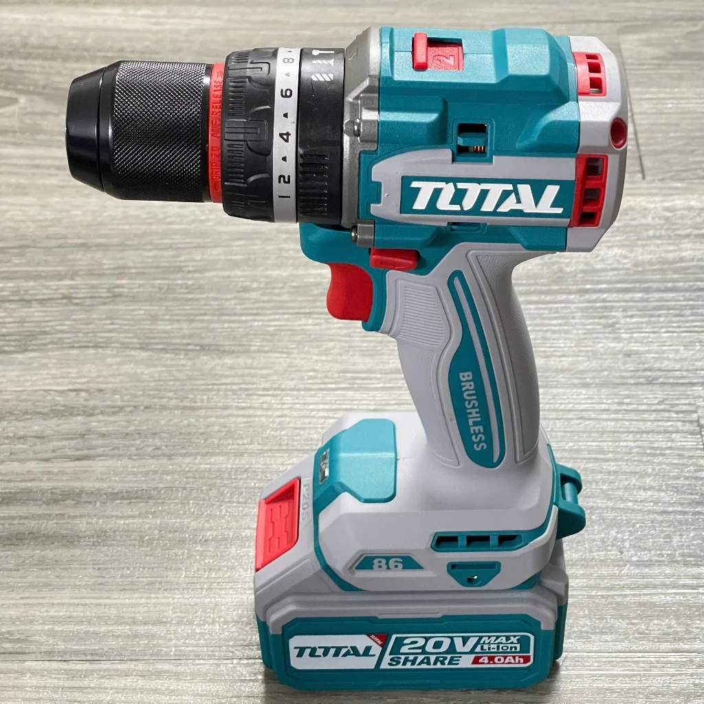 Máy Khoan Động Lực Dùng Pin 20V Total TIDLI20868 – Sức Mạnh Vượt Trội, Đa Năng Trong Tầm Tay!