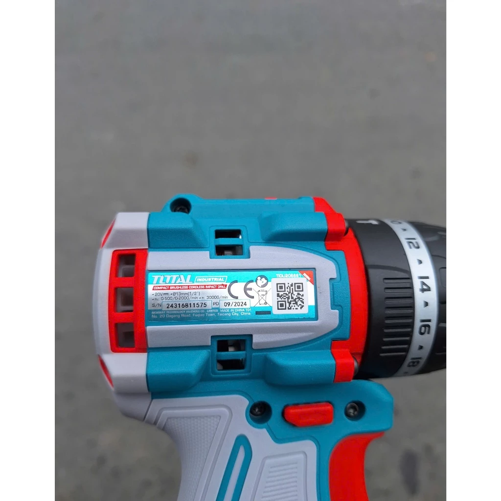 Máy Khoan động Lực Dùng Pin 20V Total TIDLI205581 66Nm 13mm, Không Chổi Than (Chưa Pin Sạc)