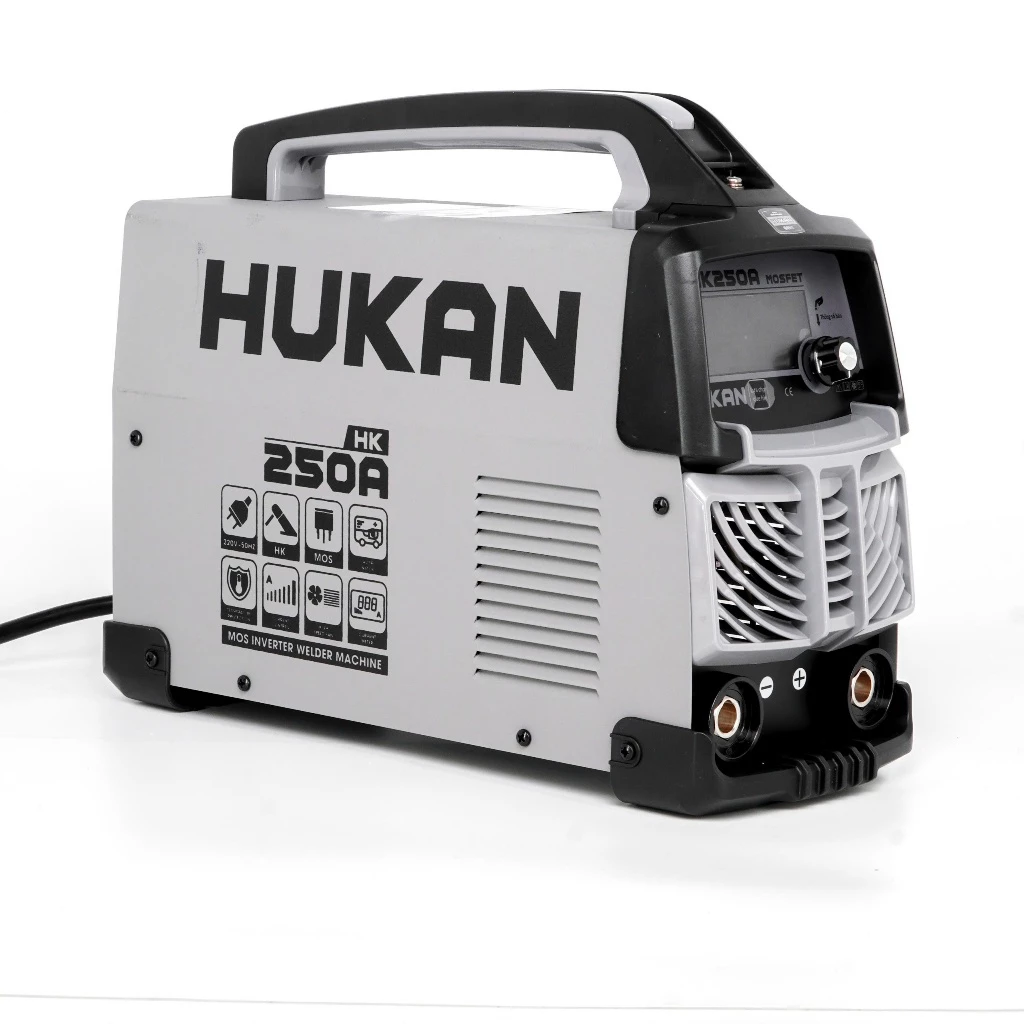 Máy Hàn điện Tử HUKAN MMA-250MOS, Công Suất 4.3kv X 220v, Hàn Que 1.6mm - 4.0mm, Công Nghệ INVERTER