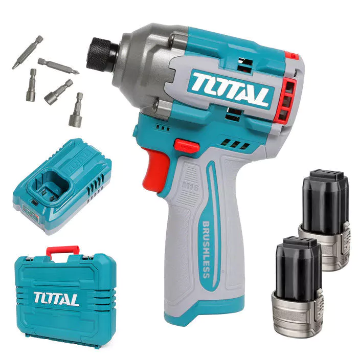 Máy Siết Vít Không Chổi Than Dùng Pin Lithium 16V Total TIRLI16178