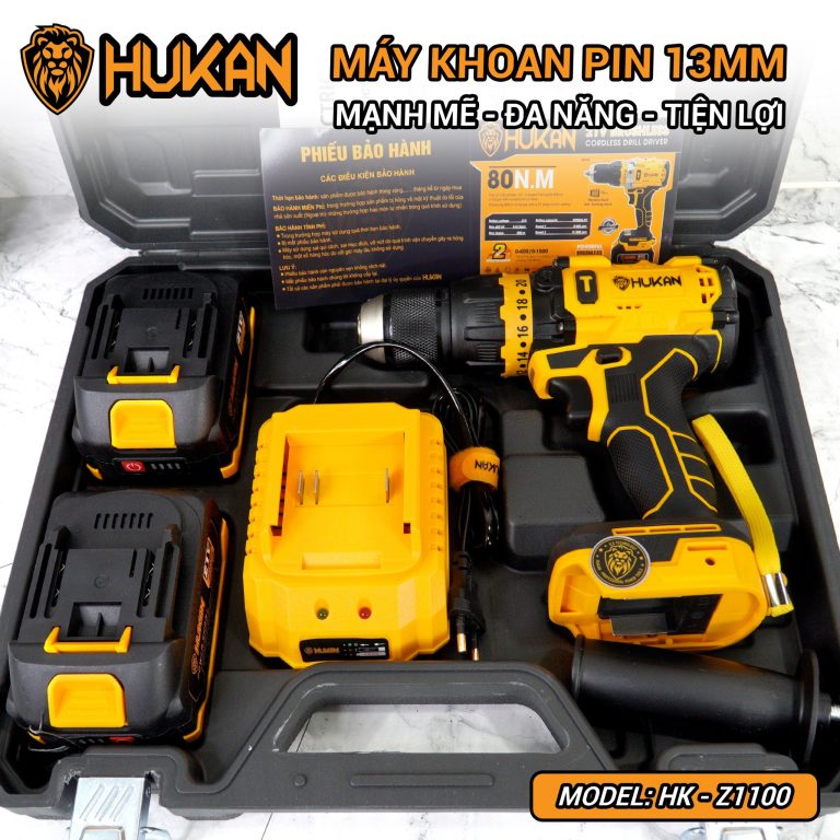 Máy Khoan Pin 13MM (đầu Autolock) HUKAN HK-Z1100 | AN TOOLS