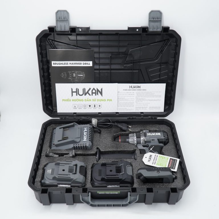 Máy Khoan Pin 13MM HUKAN HM21-G2-Z1700 | AN TOOLS