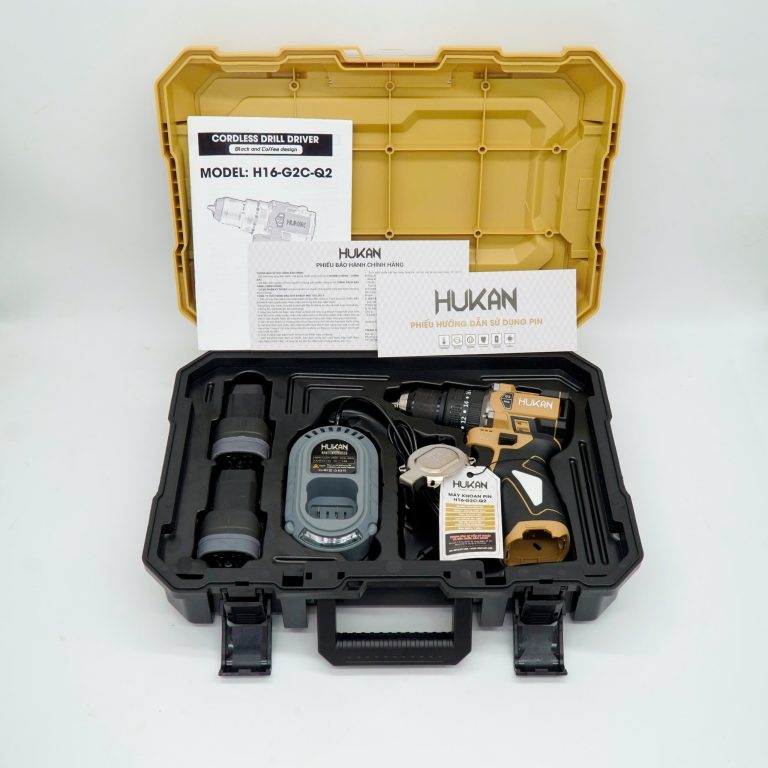 Máy Khoan Pin 10MM GEN 2 HUKAN H16-G2C-Q2 (có 2 Màu)
