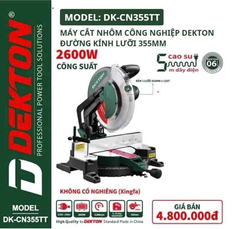 Máy Cắt Nhôm DEKTON DK-CN355TT | Dụng Cụ Chính Hãng