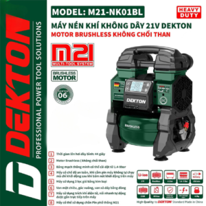 Máy nén khí DEKTON M21-NK01BL