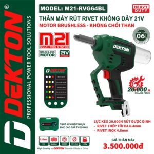 Máy rút Rivet M21-RGV64BL