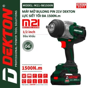 Máy mở bulong pin Dekton M21-IW1500N