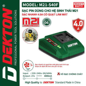 Sạc Dekton M21-S40F
