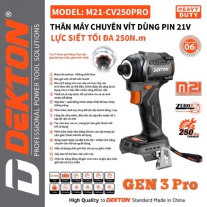 Máy bắn vít pin Dekton M21-CV250PRO