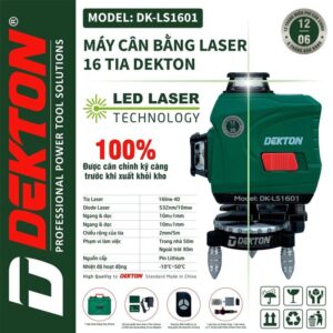Máy cân bằng laser 16 tia DEKTON DK-LS1601