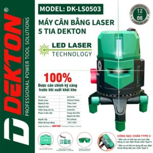 Máy laser DEKTON DK-LS0503 mẫu 5 tia xanh