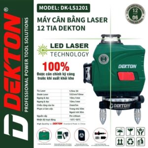 Máy cân bằng laser 12 tia xanh DEKTON DK-LS1201