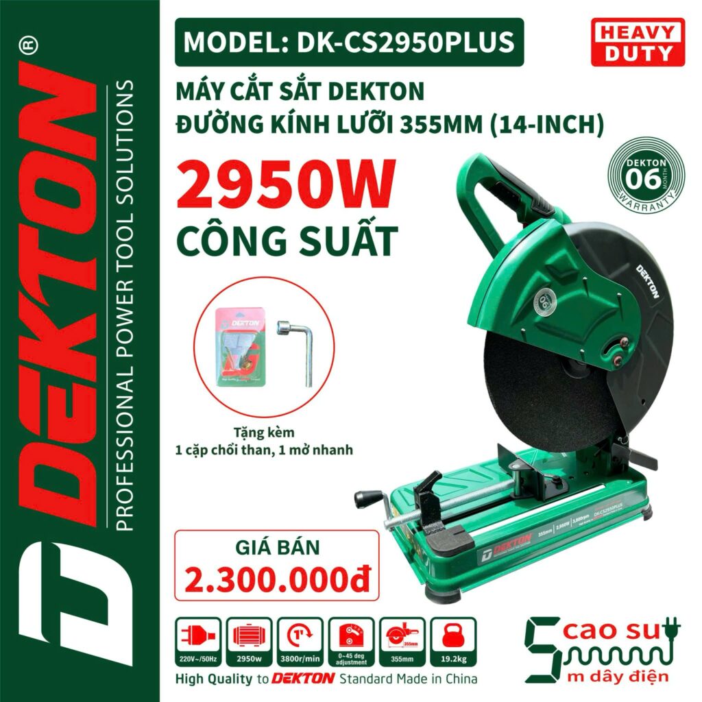 Máy cắt sắt DEKTON DK-CS2950PLUS | AN TOOLS