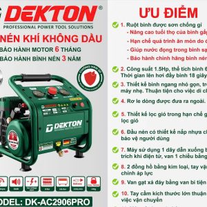 Máy nén khí DEKTON DK-AC2906PRO