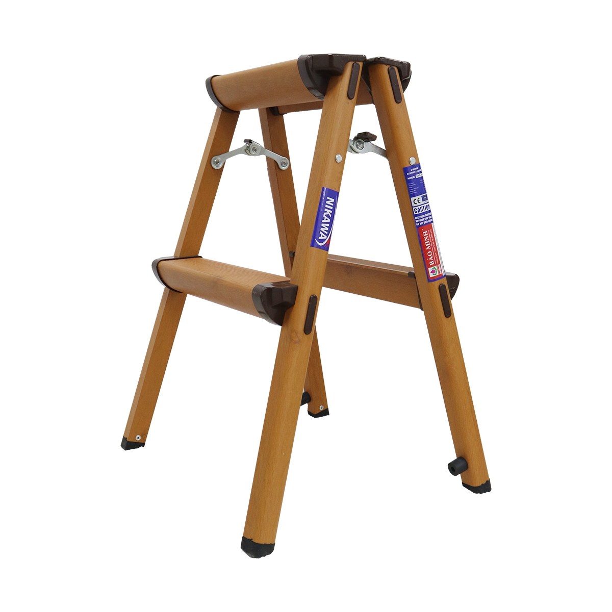 Thang Ghế Nhôm Chữ A 4 Bậc 57CM Gấp Gọn Nikawa NKD-02