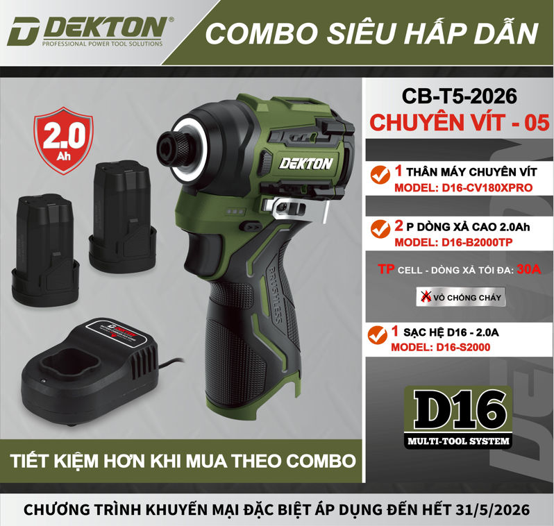 Combo D16-CV180XPRO