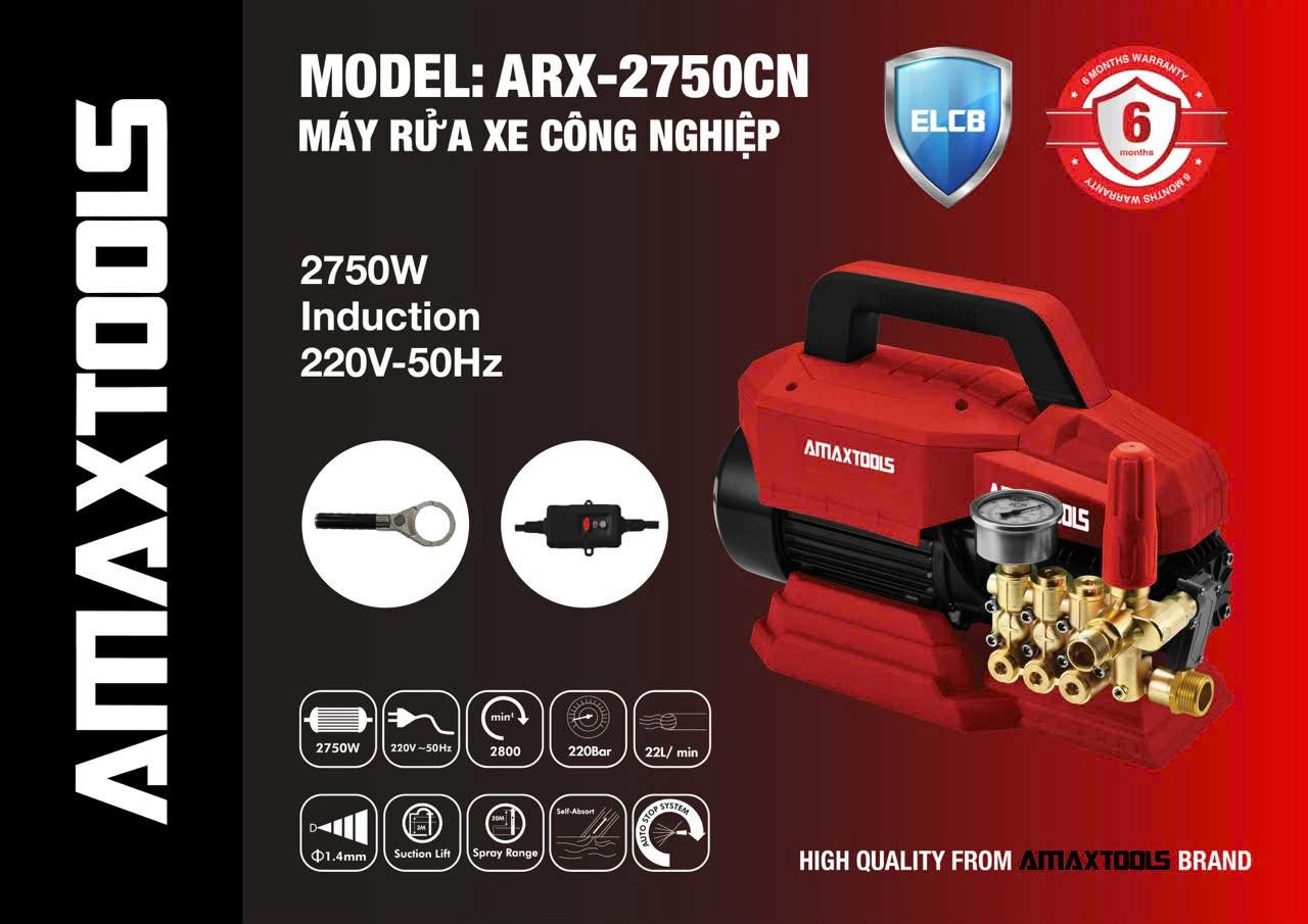 Máy Rửa Xe Bán Công Nghiệp Amaxtools ARX-2750
