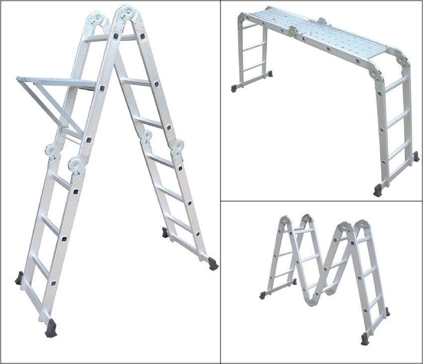 Thang Nhôm Gấp 4 Khúc Đa Năng Ameca AMC-M203